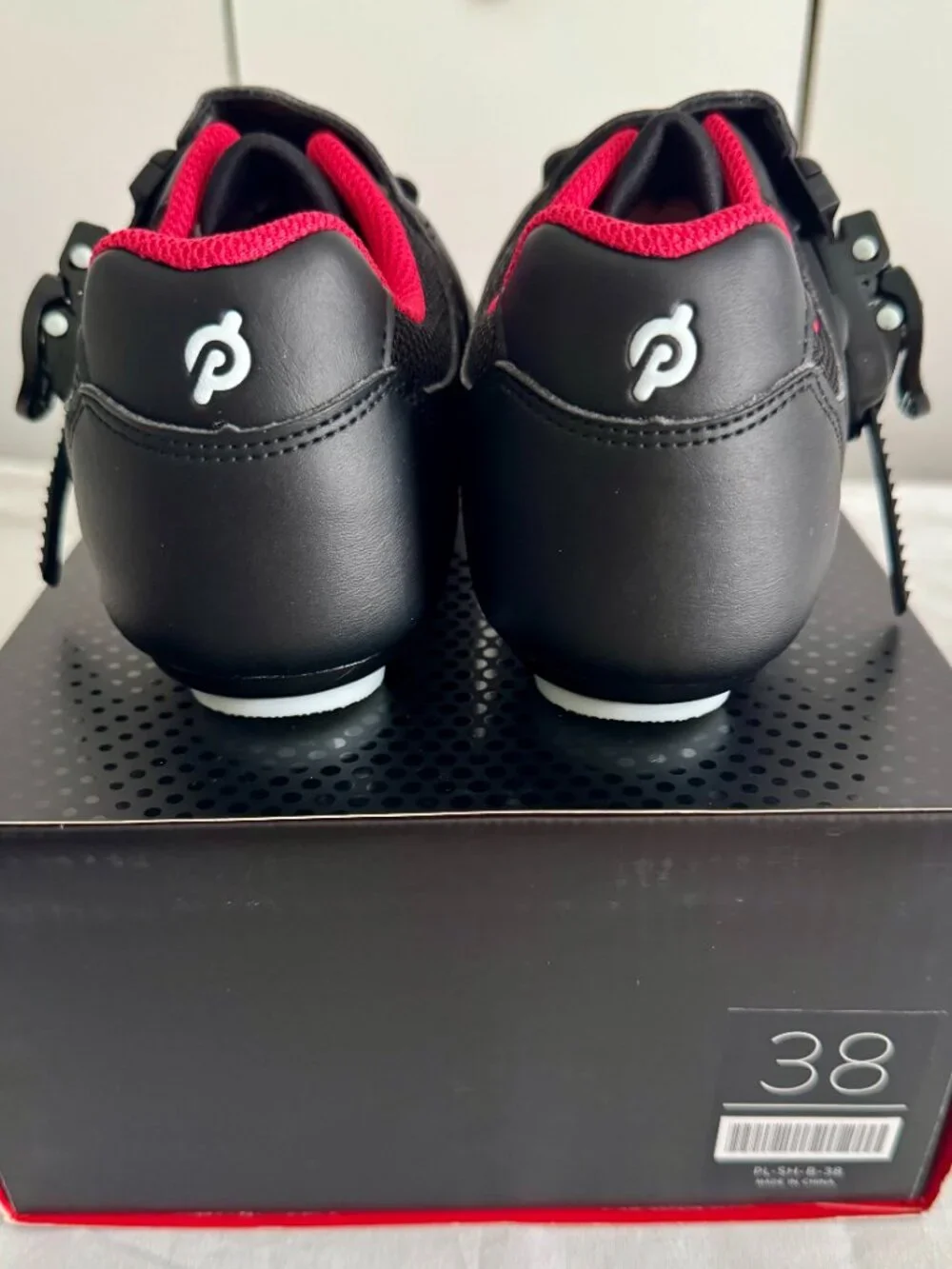 Peloton Cycling Shoes EU 38 Indoor Spin Bike Shoes Black